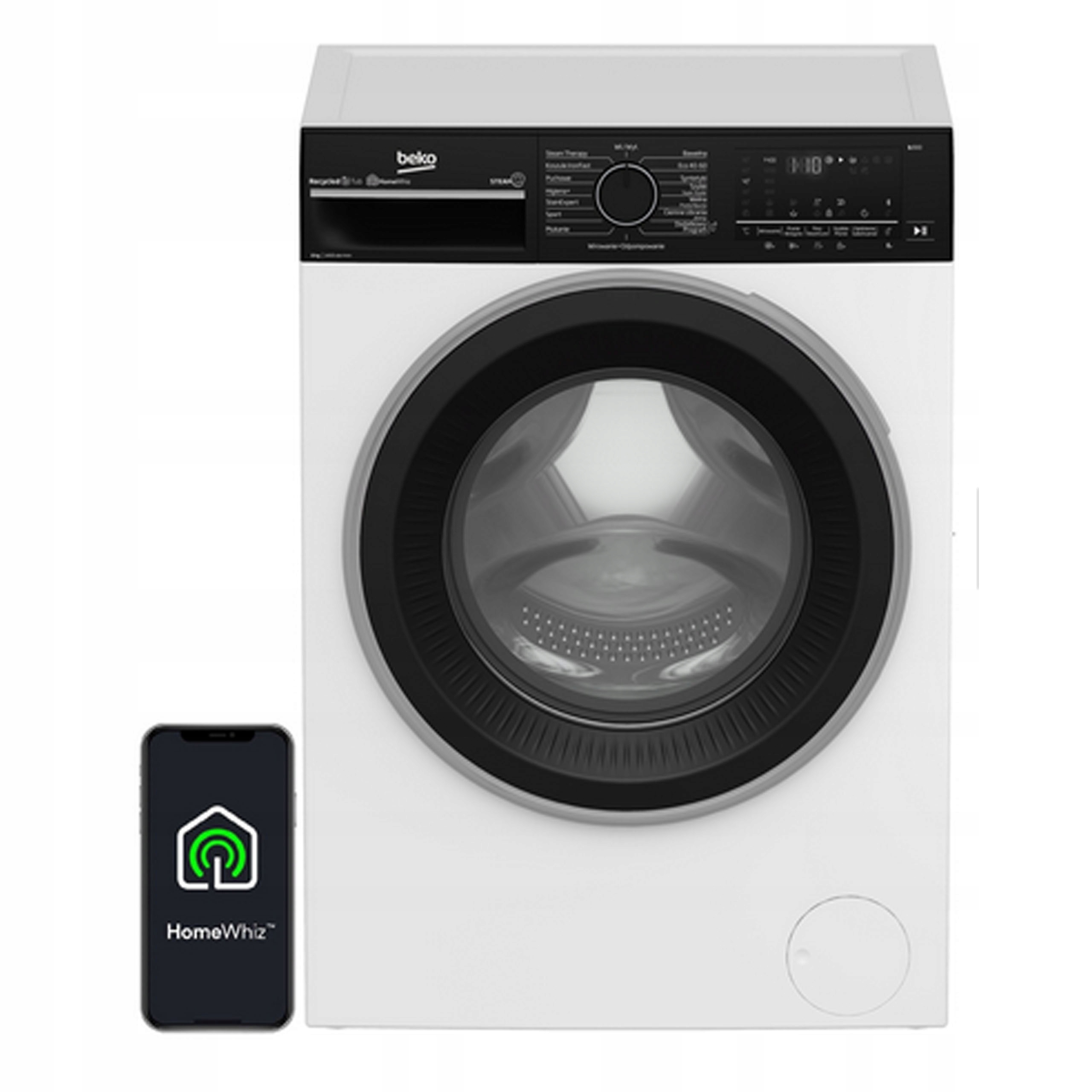Pralka Beko B3WFU58415WBPBS 8kg 1400obr/min Bluetooth Para Inwerter