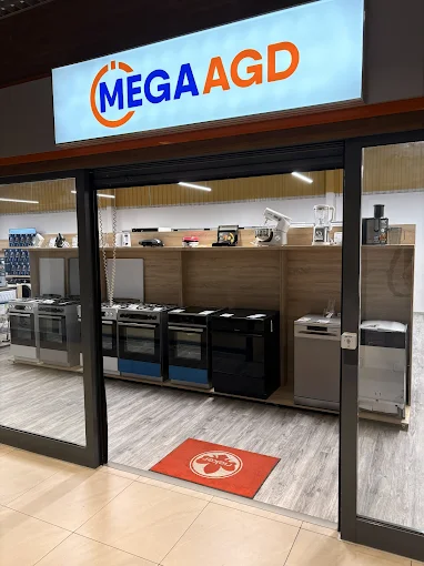 Wejście do salonu MEGA AGD w Galerii IBI w Pile – sklep AGD, al. Powstańców Wielkopolskich 162