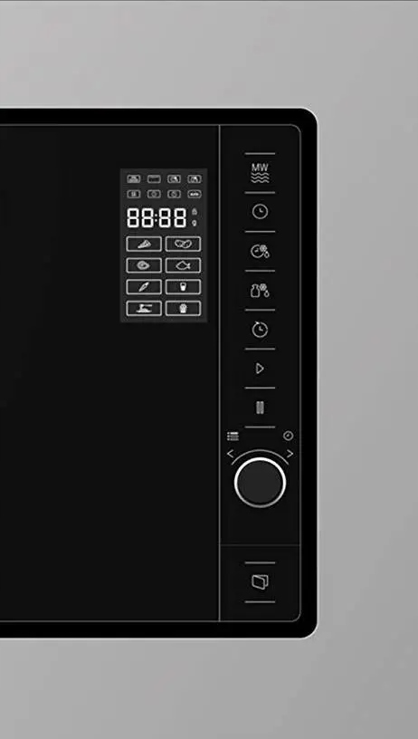 Kuchenka mikrofalowa do zabudowy Beko BMOB 20231 BG 800W Czarna - obrazek 2