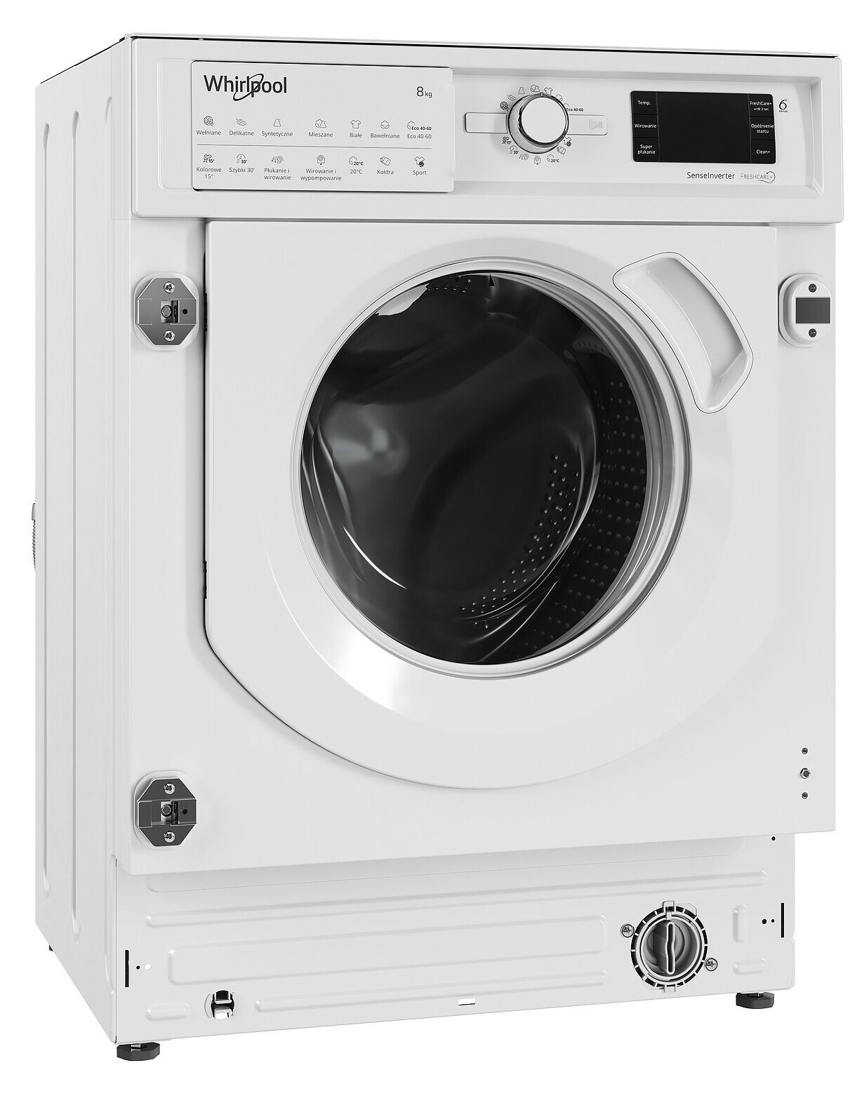 Pralka do zabudowy Whirlpool BIWMWG81485PL 8kg 1400obr Inventer OUTLET - obrazek 3