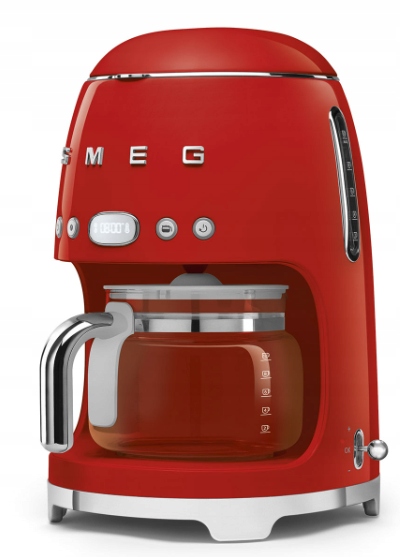 Ekspres przelewowy Smeg DCF02RDEU 1050W Blokada Czerwony Retro Outlet - obrazek 2