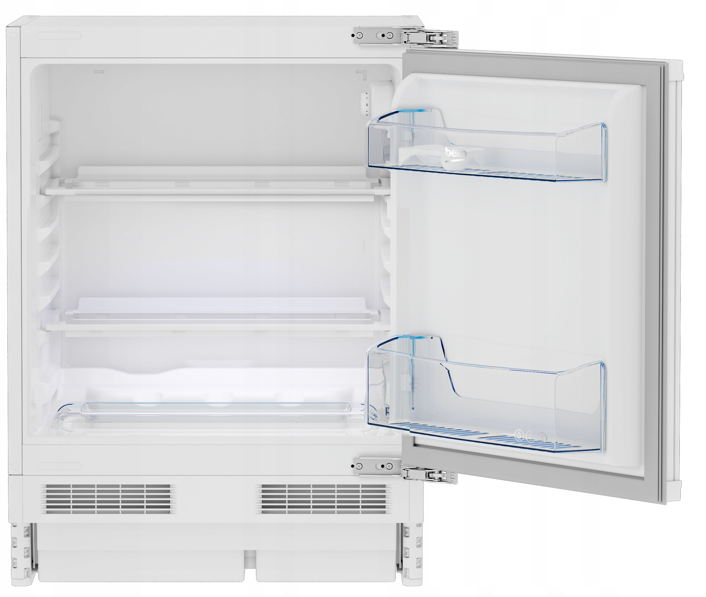 Lodówka do zabudowy Beko BU1104N LED 130l Cicha 81.8cm Zawias Nożycowy OUT - obrazek 2