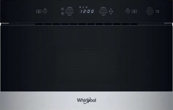 Mikrofala Whirlpool WMN571BX 750 W Szybki start rozmrażanie Czarny/Inox