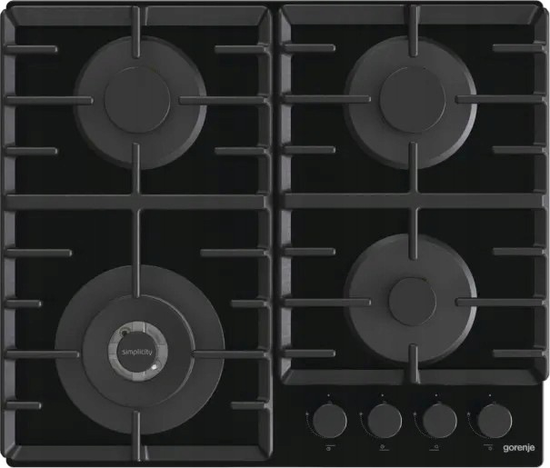 Płyta gazowa Gorenje GKTW642SYB Minutnik Szkło WOK Żeliwne ruszty 60cm - obrazek 2