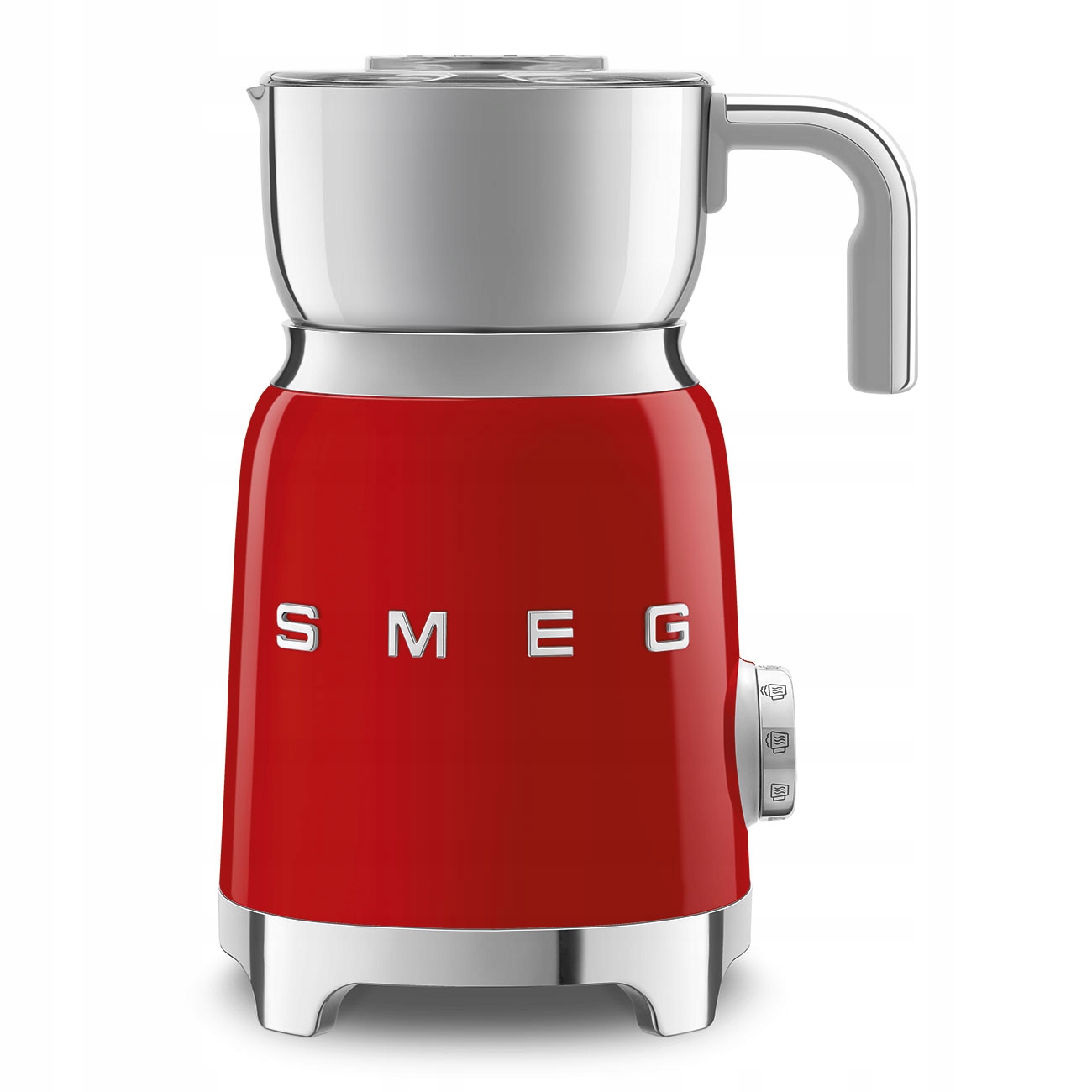Spieniacz do mleka Smeg MFF01RDEU Czerwony Retro