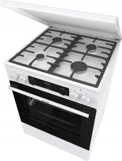 Kuchnia gazowo elektryczna Gorenje GKS6C71WF 60cm Pizza AirFry Grill 71L - obrazek 6