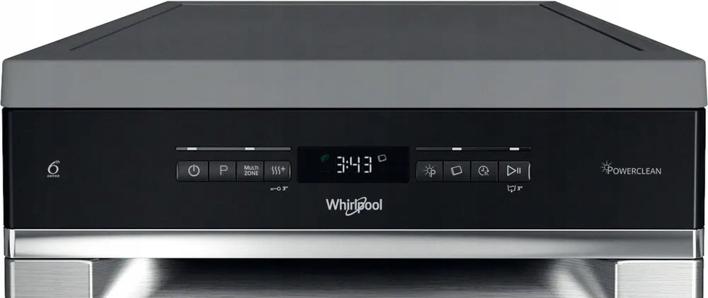 Zmywarka Whirlpool WH6FB10BS7A0X technologia 6. Zmysł srebrna 10 kpl 45 cm - obrazek 4