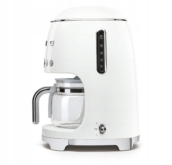 Ekspres przelewowy SMEG DCF02WHEU Biały RETRO OUTLET - obrazek 6