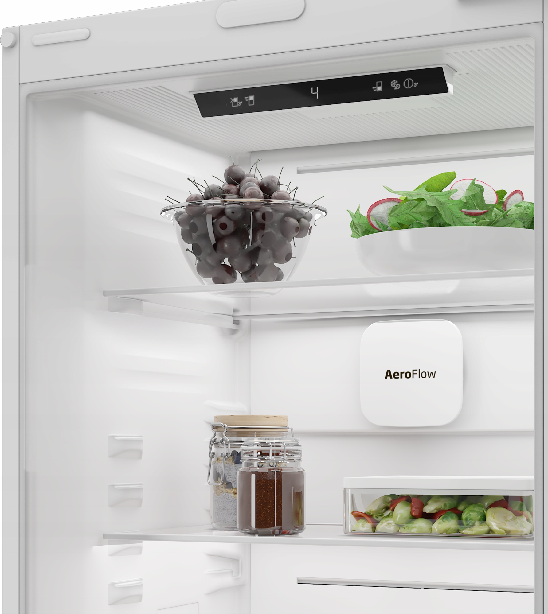 Lodówka do zabudowy Beko B3BCNA294HS No Frost 177cm 270L 37dB HarvestFresh - obrazek 5