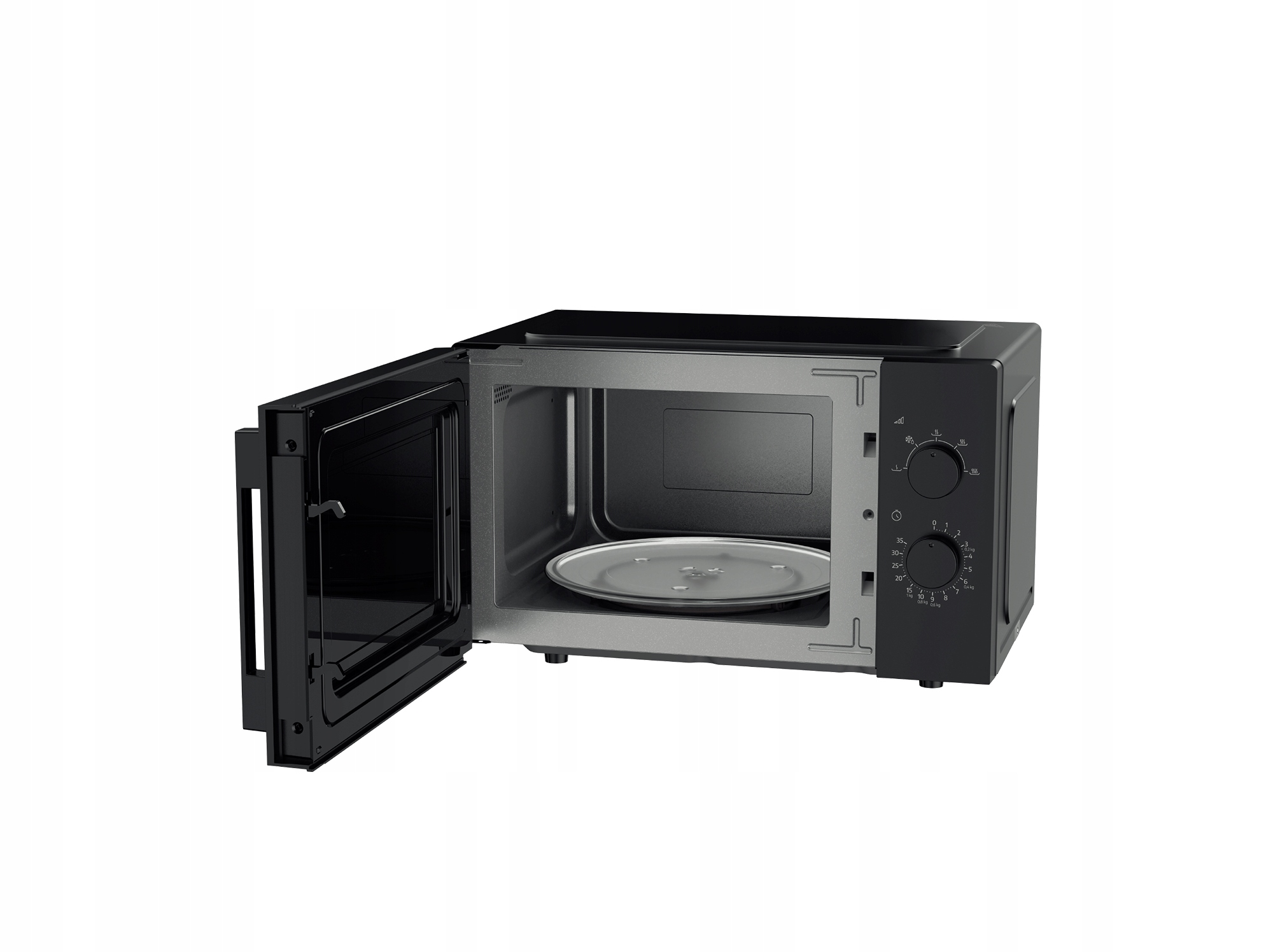 Kuchenka mikrofalowa Beko MOC20100B2 700W 20L Timer 5 poziomów mocy Czarny - obrazek 2