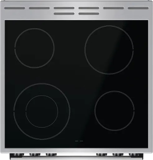 Kuchnia ceramiczna Gorenje GECS6C70XC 60cm Pizza AirFry AquaClean Inox 71l - obrazek 3