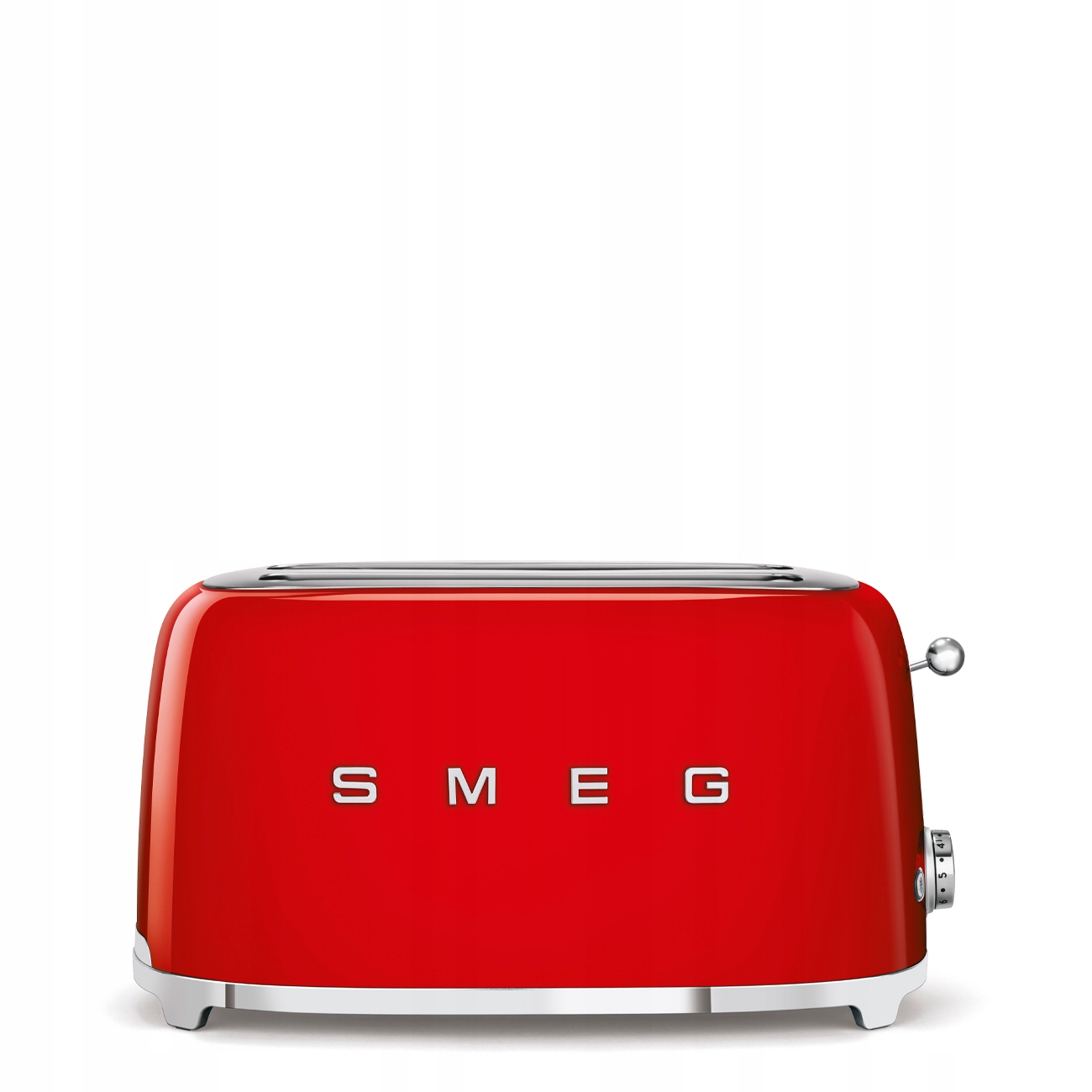 Toster SMEG TSF02RDEU 4 kromki 2 długie szczeliny 1500 W Bagel czerwony