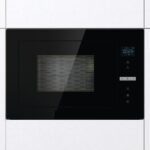 Mikrofalówka do zabudowy 25l 900W grill 1000W AquaClean stal czarna OUTLET
