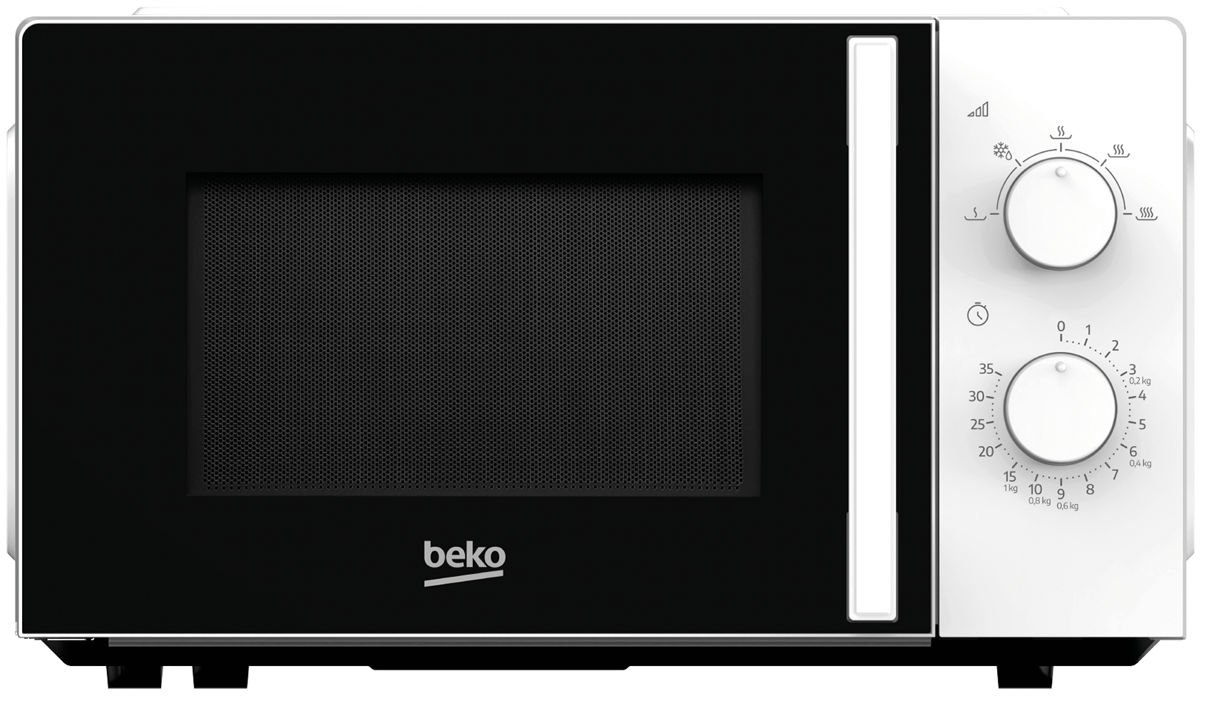Kuchenka mikrofalowa Beko MOC 20100W2 700W 20L Minutnik Biała Talerz