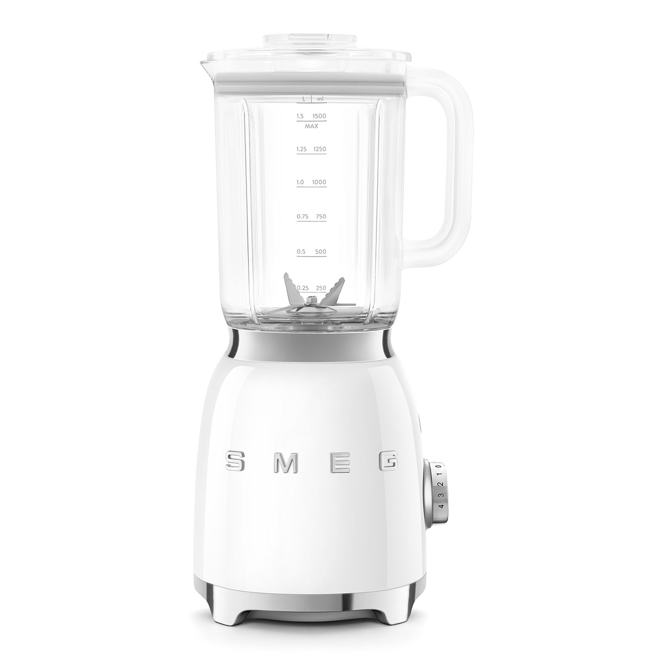 Blender kielichowy Smeg BLF03WHEU 800W Biały Retro Funkcja Pulsacyjna