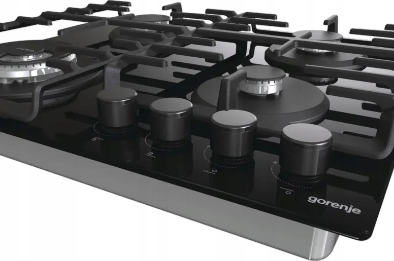 Płyta gazowa Gorenje GKTW642SYB Minutnik Szkło WOK Żeliwne ruszty 60cm - obrazek 6