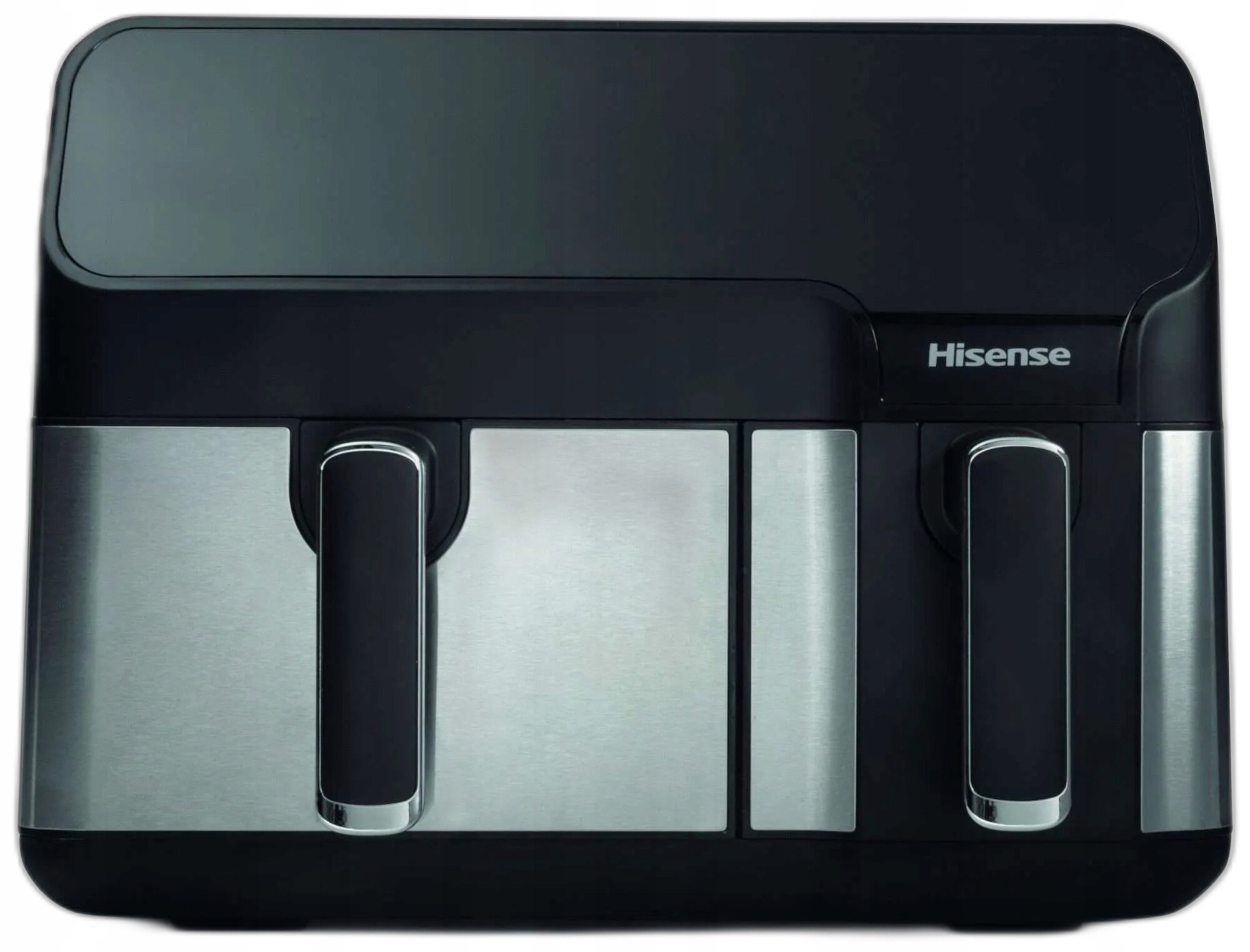 Frytkownica Czarna Inox Air Fryer Podwójny kosz Led 1700 W 5,3L