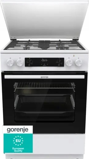 Kuchnia gazowo elektryczna Gorenje GKS6C71WF 60cm Pizza AirFry Grill 71L