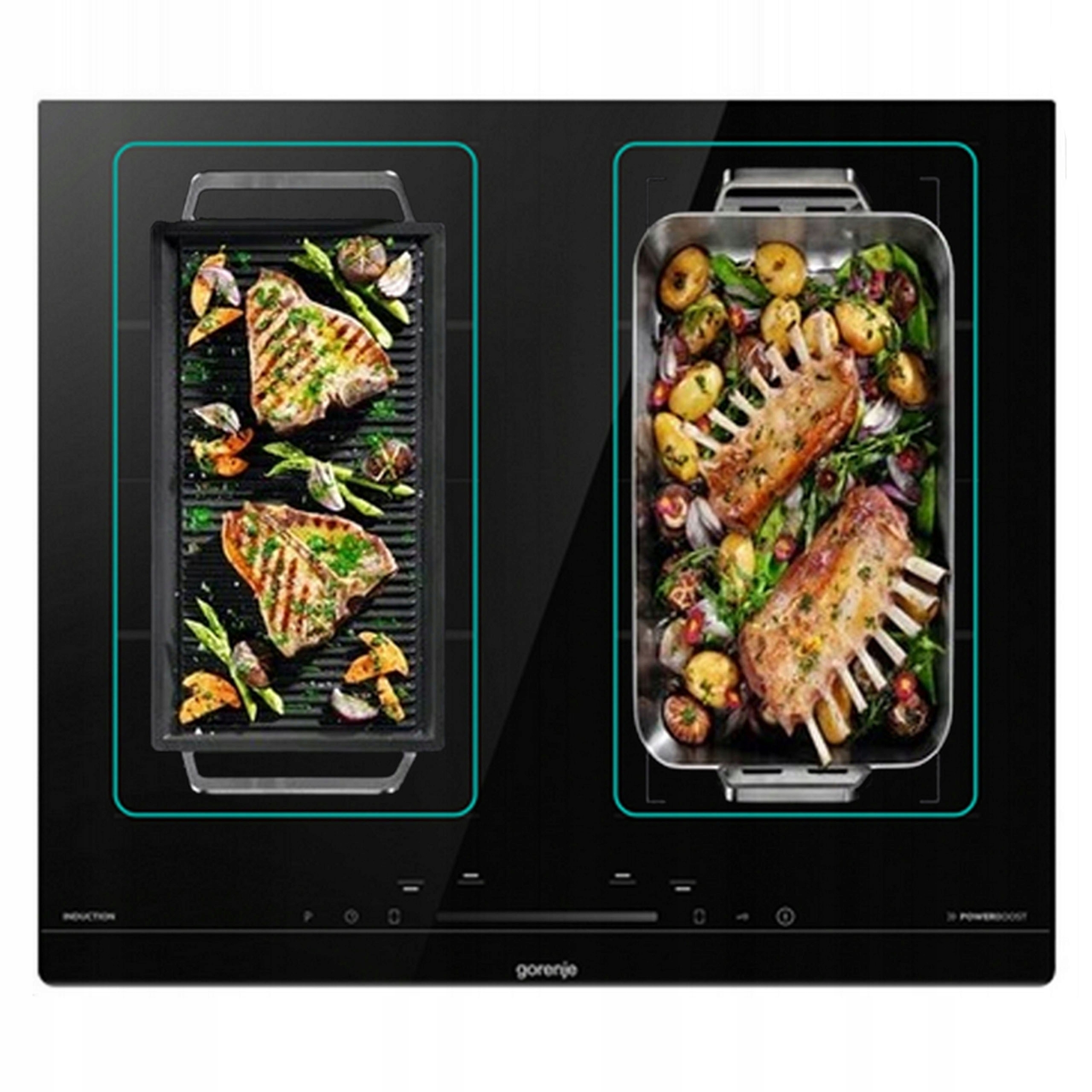 Płyta indukcyjna Gorenje ISC646BSC ŁĄCZONE POLA x2 BOOSTER 230/400V Slider