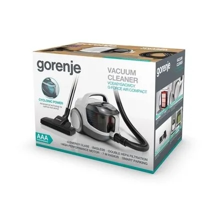 Odkurzacz bezworkowy Gorenje VCEA01GACWCY filtr HEPA 2,2 l 800W - obrazek 6