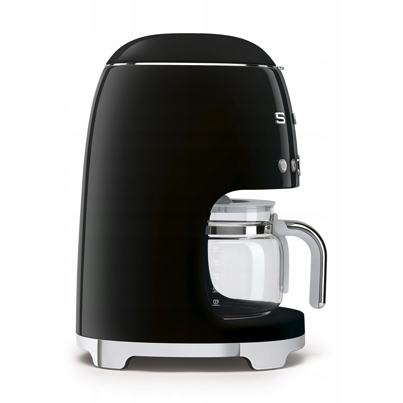 Ekspres przelewowy Smeg DCF02BLEU 1,4l czarny RETRO OUTLET - obrazek 4