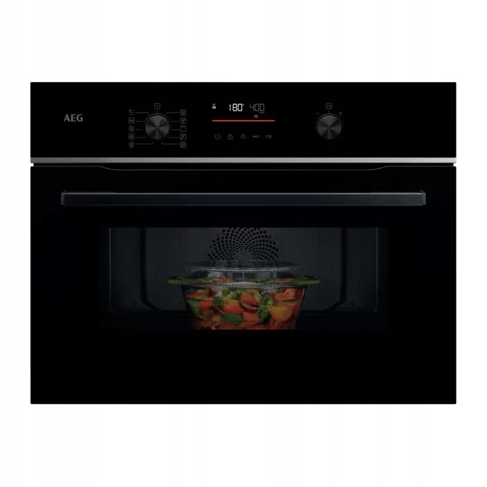 Kuchenka mikrofalowa z termoobiegiem AEG TO5NK401B Grill Popcorn 44L