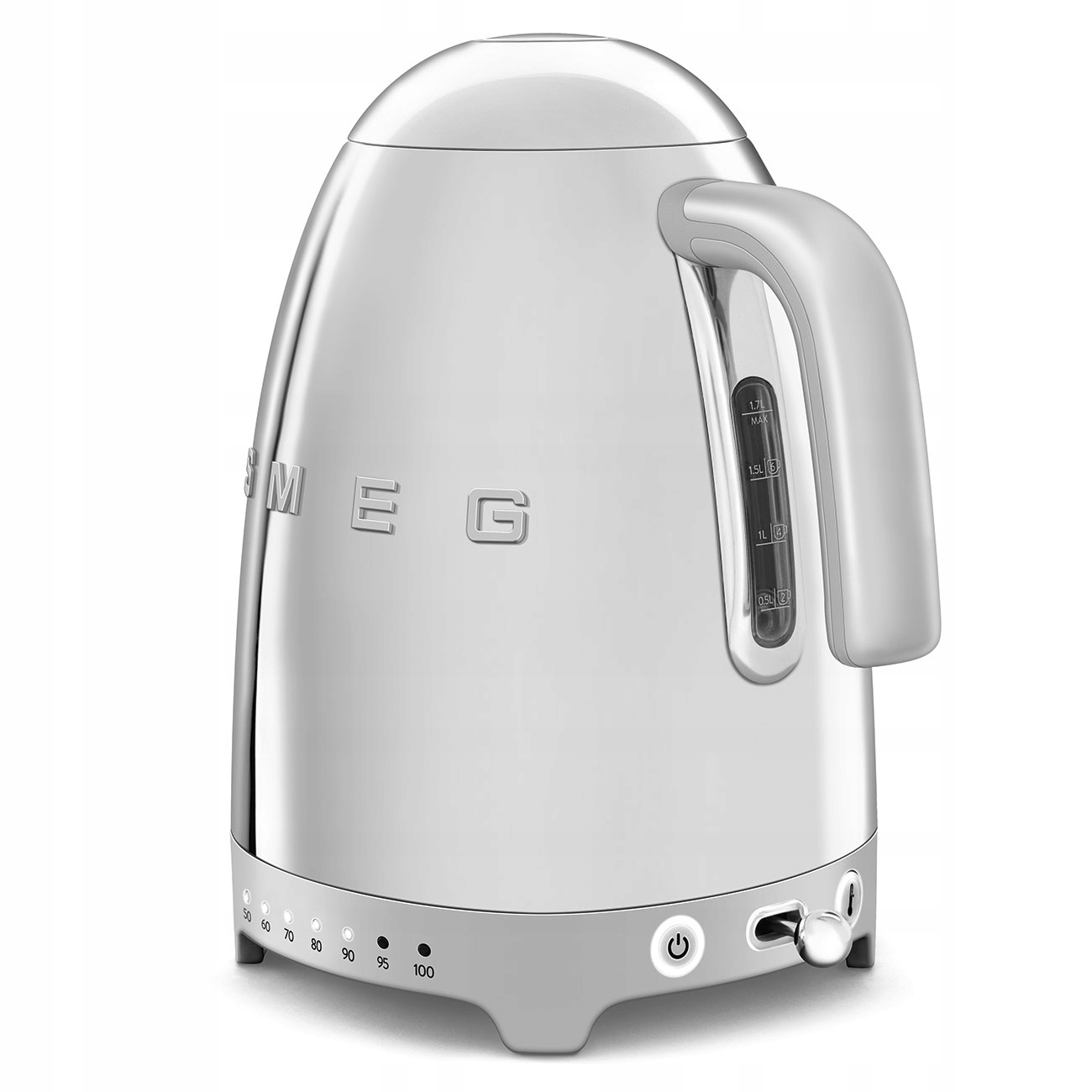 Czajnik Smeg KLF04SSEU Srebrny 1,7l Retro 50's Style Regulacja temp. Outlet - obrazek 5