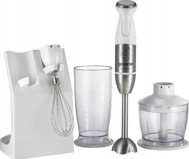 Blender ręczny Gorenje HBC806QW 800W Biały Misa Pojemnik regulacja
