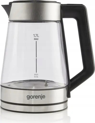 Czajnik elektryczny Gorenje K17TRG 2200 W 1,7 l przezroczysty Antyosadowy