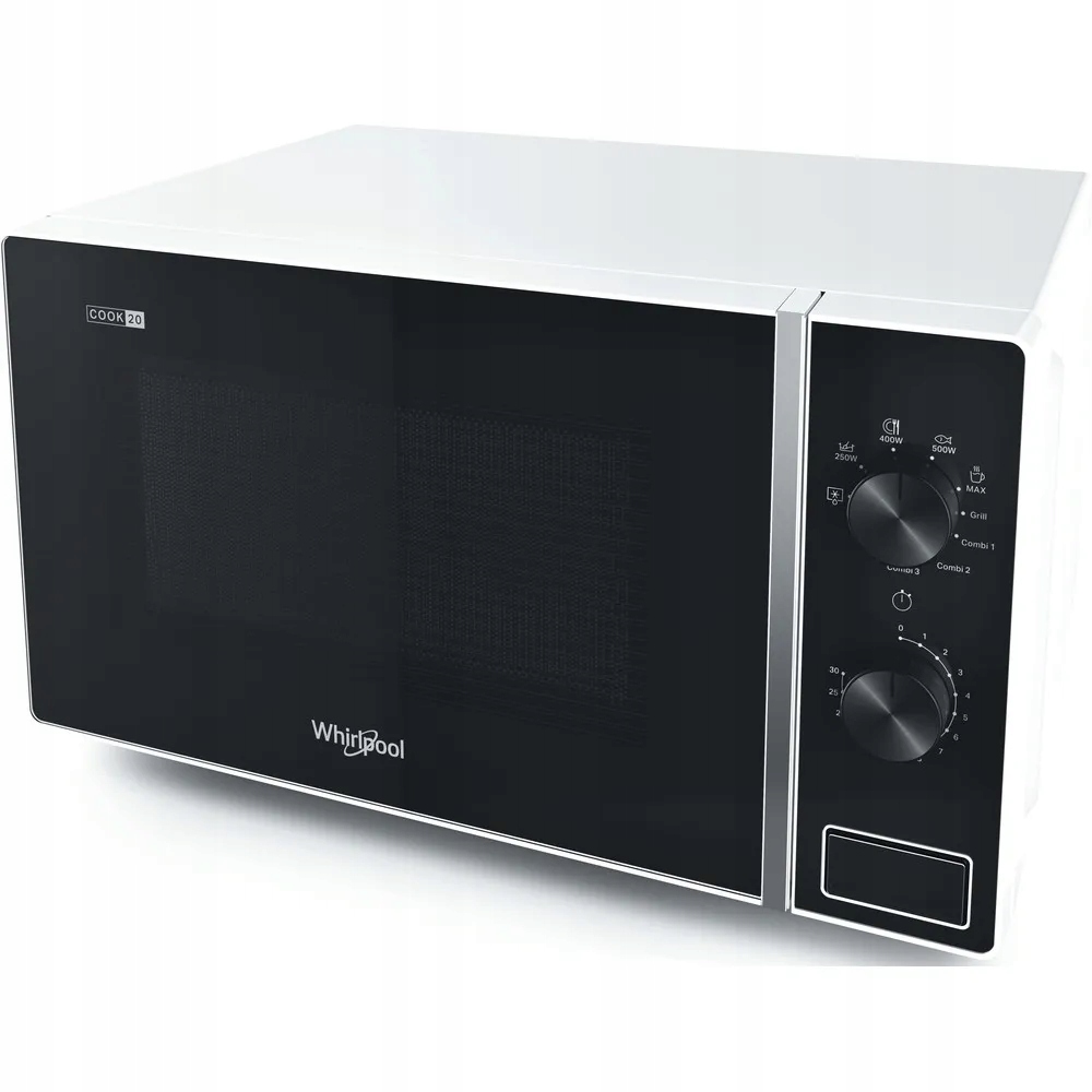 Mikrofalówka Whirlpool MWP 103 W 20 l 700 W grill biała wolnostojąca