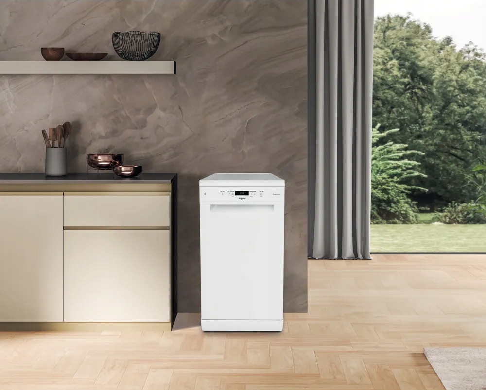 Zmywarka Whirlpool WH6FC11BS7A0W biała 45cm 11 kompletów 9 programów 41 dB - obrazek 4