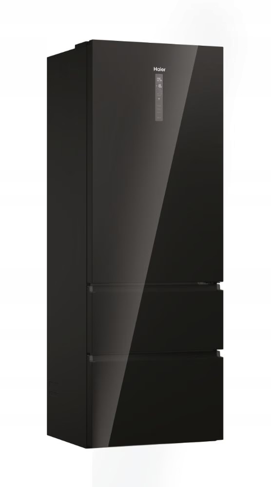 Lodówka Haier HTW7720DNGB Czarne szkło LED Komora świeżości Multiflow 70 cm - obrazek 3