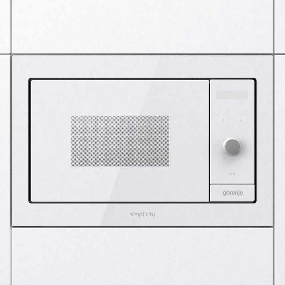 Kuchenka mikrofalowa do zabudowy Gorenje BM235G1SYW Biała Grill 1200 W 23 l