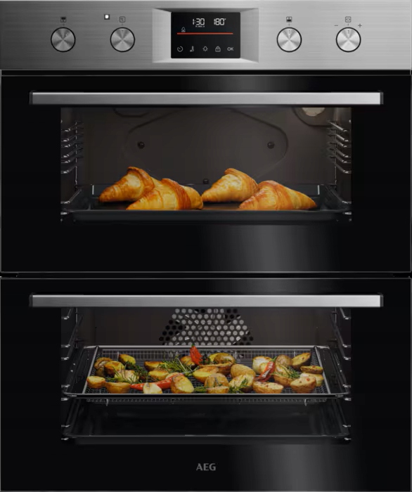 Piekarnik AEG OU5CU40M podwójny 72 cm AirFry termoobieg kataliza inox