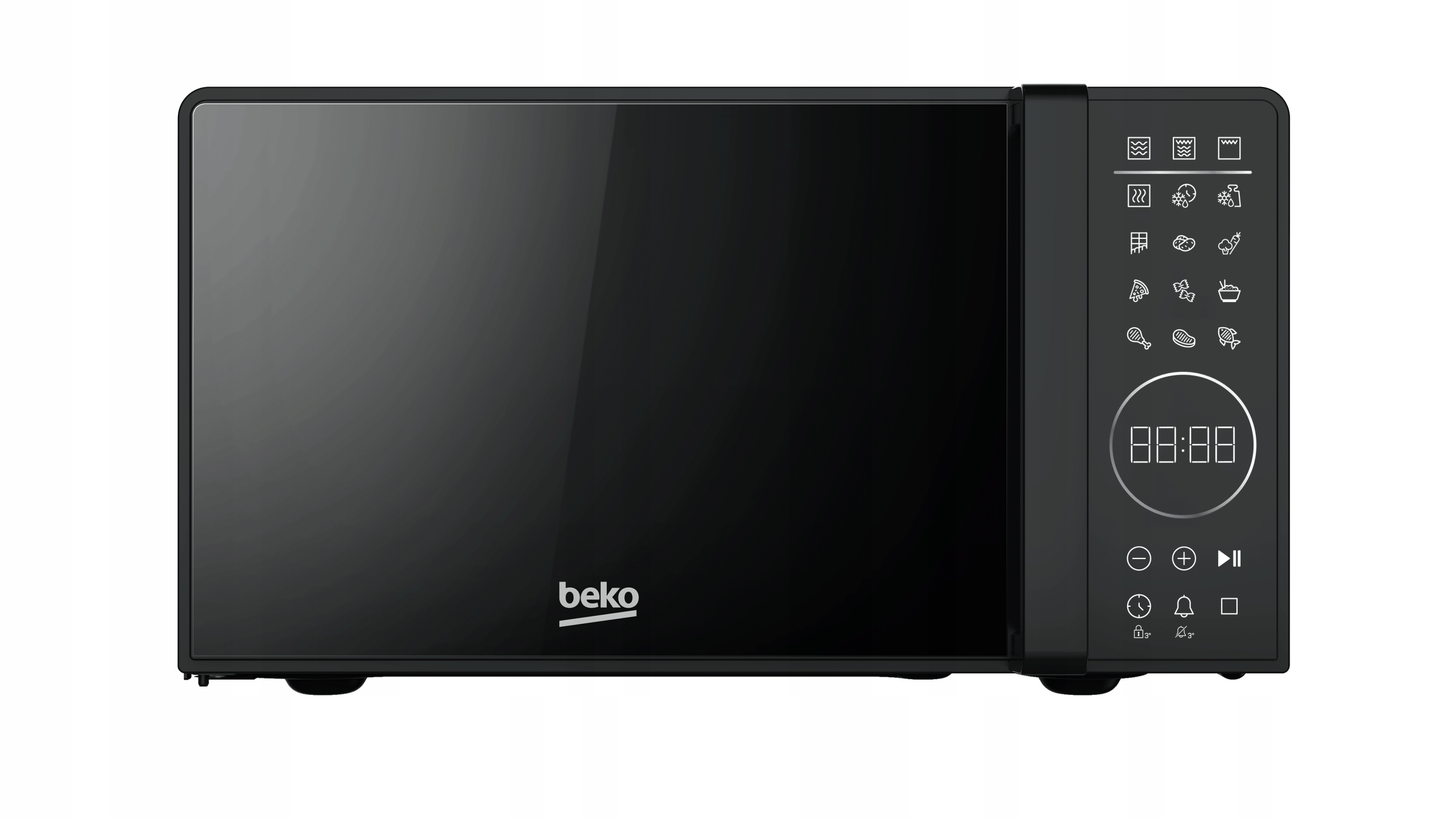 Kuchenka mikrofalowa Beko MGC20130BFB 700W grill 20L czarna 10 mocy