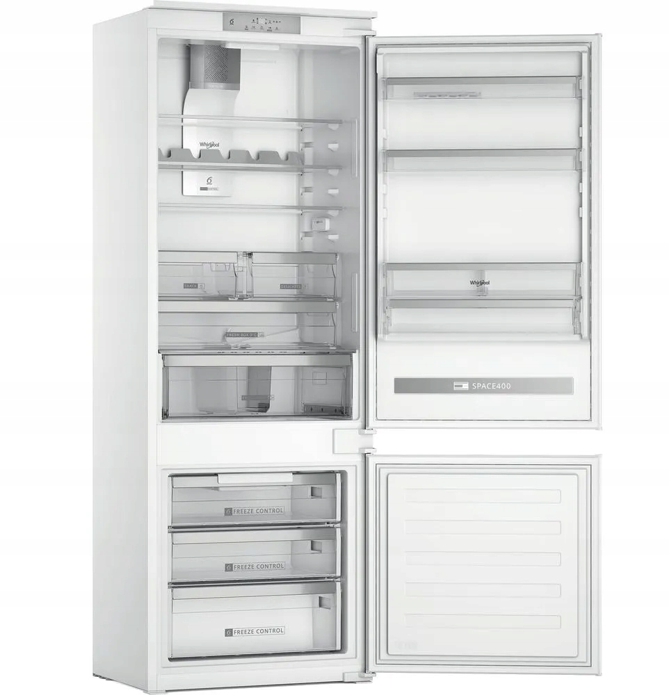 Lodówko zamrażarka do zabudowy Whirlpool SP40 812 EU 2 Fresh Box 193cm 70cm - obrazek 2