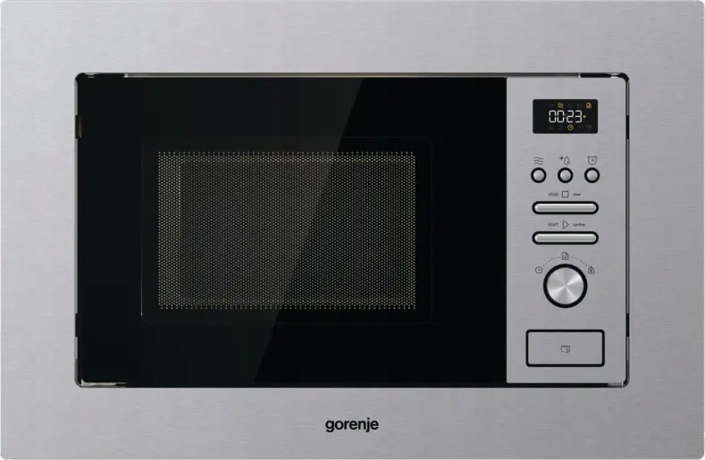 Mikrofala Gorenje BM201AG1X do zabudowy 20 l 800 W grill 15 programów 60 cm