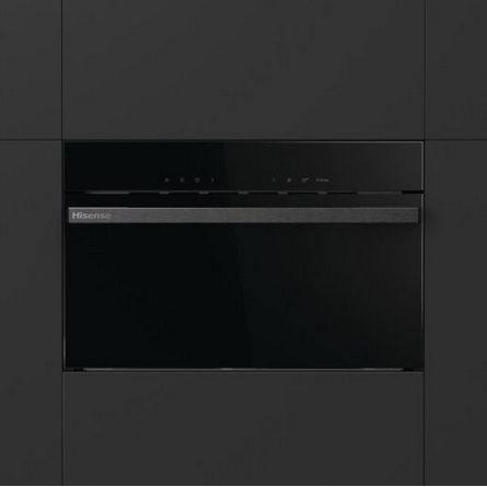 Kuchenka mikrofalowa do zabudowy 900W Auto Menu Grill Dotyk Czarne szkło - obrazek 2