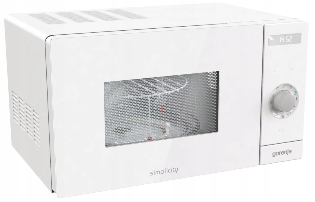 Kuchenka mikrofalowa Gorenje MO235SYW 23l 900W grill AquaClean biała OUTLET