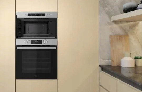 Kuchenka mikrofalowa do zabudowy Whirlpool MBNA900X Czarny Srebrny 750W 22l - obrazek 5