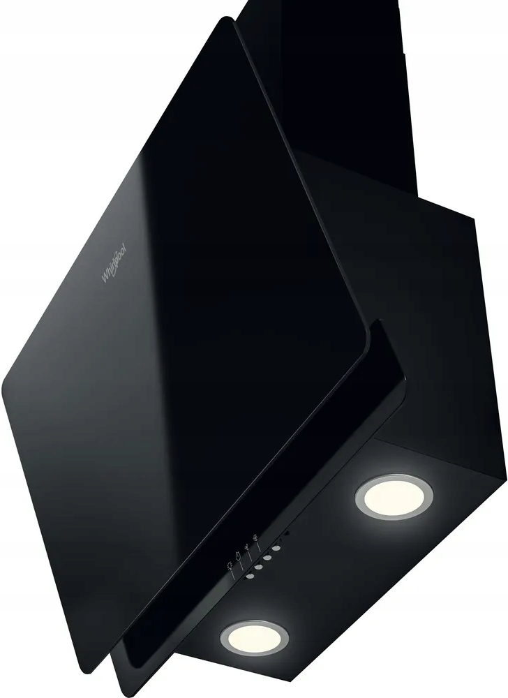 Okap kominowy Whirlpool AKR 65F LM K 60cm Czarny Metal Szkło 375 m3/h
