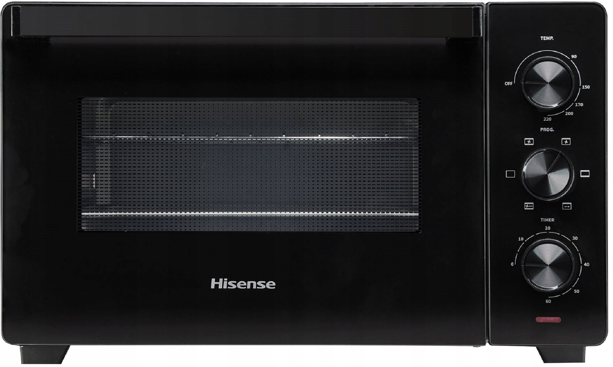 Mini piekarnik Czarny Rożen Pieczenie Opiekacz 30L 1600W 220°C