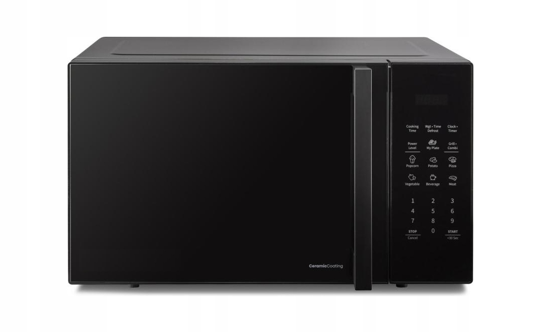 Mikrofala wolnostojąca 23 l 800 W grill 1000 W czarna 2w1 6 programów ruszt