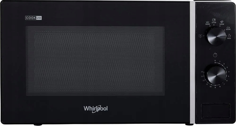 Kuchenka mikrofalowa wolnostojąca Whirlpool MWP 101 B Czrny 20l 700W