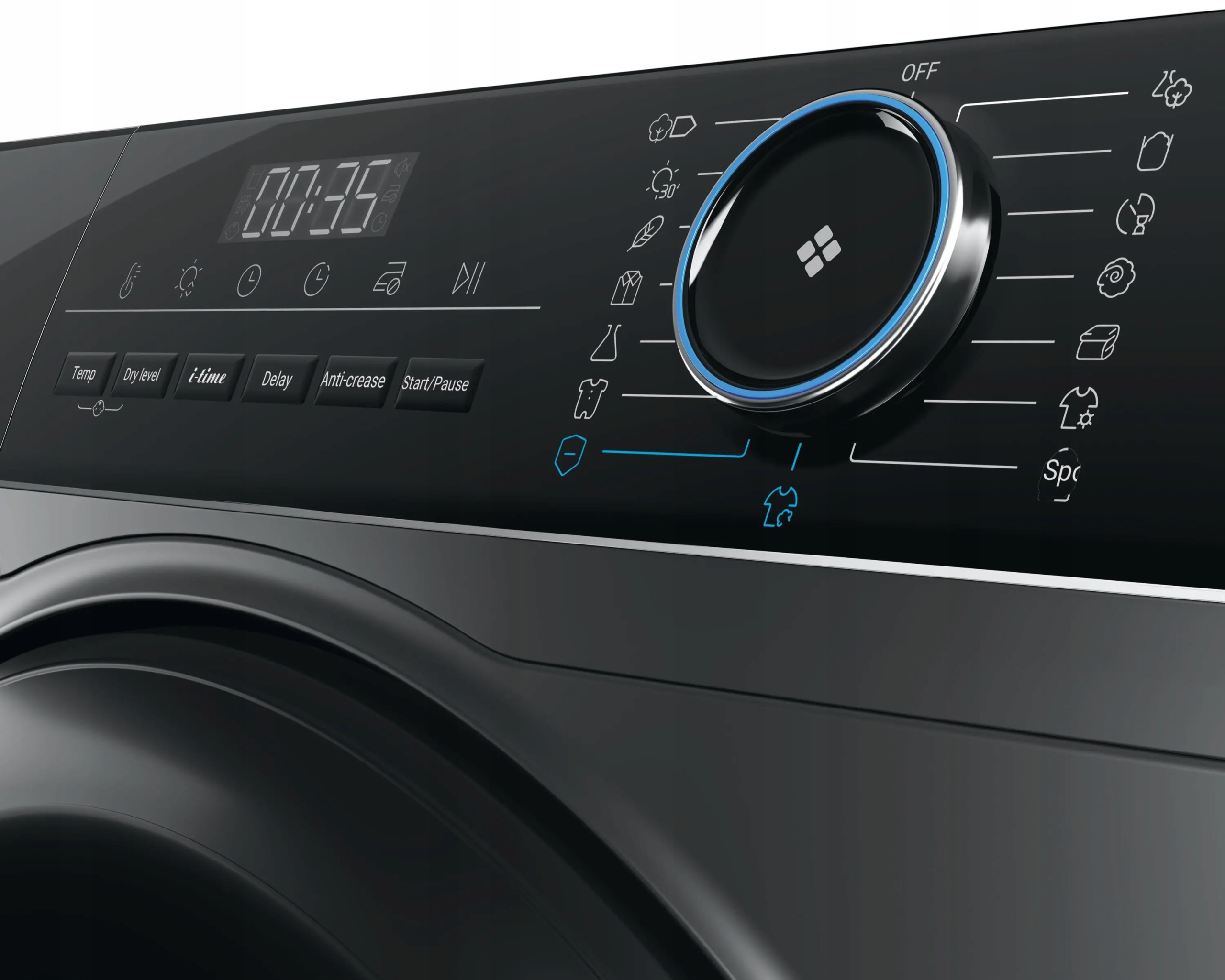 Suszarka Haier HD90-A3939R-S 9kg pompa ciepła Silent Inverter Grafitowa - obrazek 5