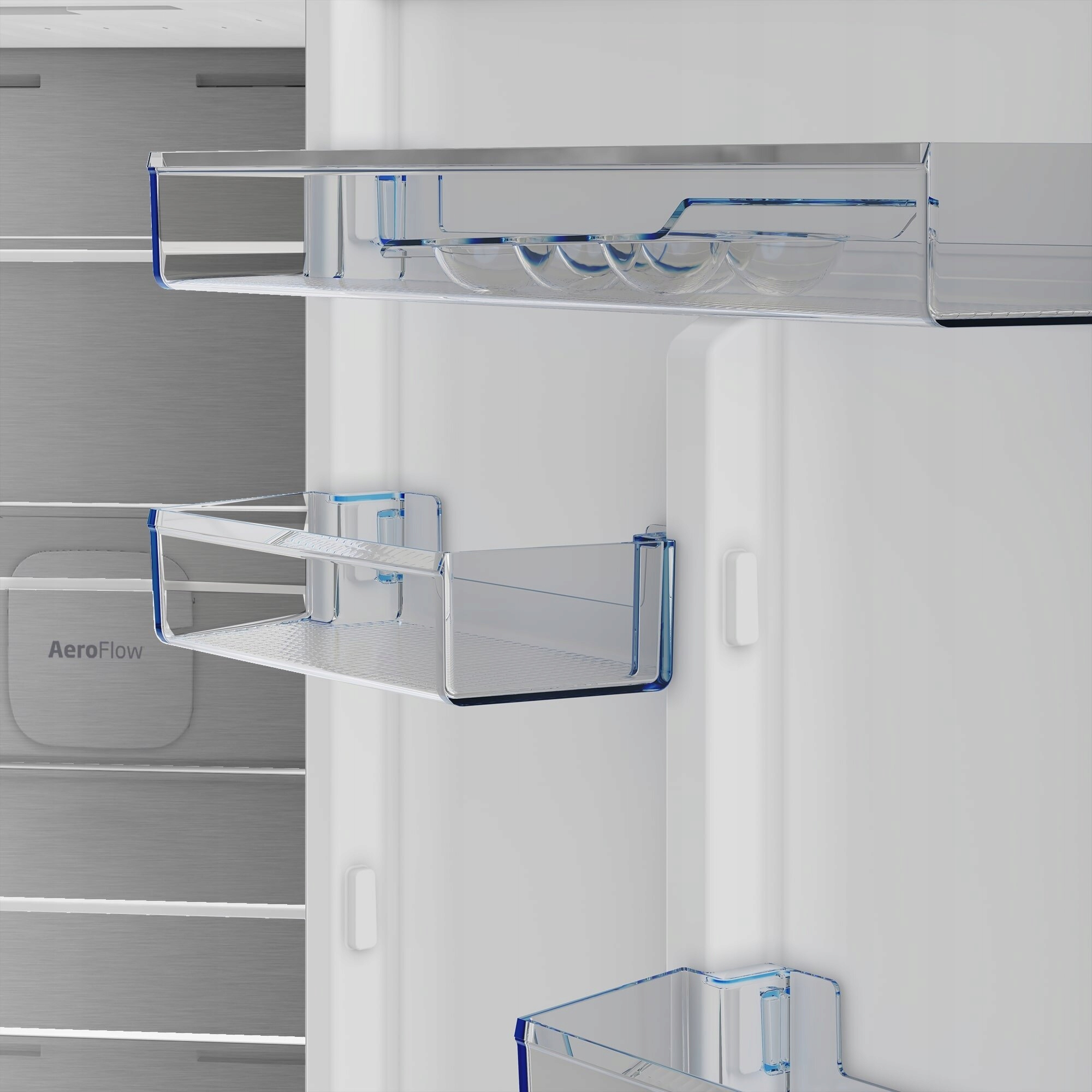 Lodówka dwudrzwiowa Beko B5RCNA416HXBW Inox No frost Funkcje AI CoolAdapt - obrazek 4