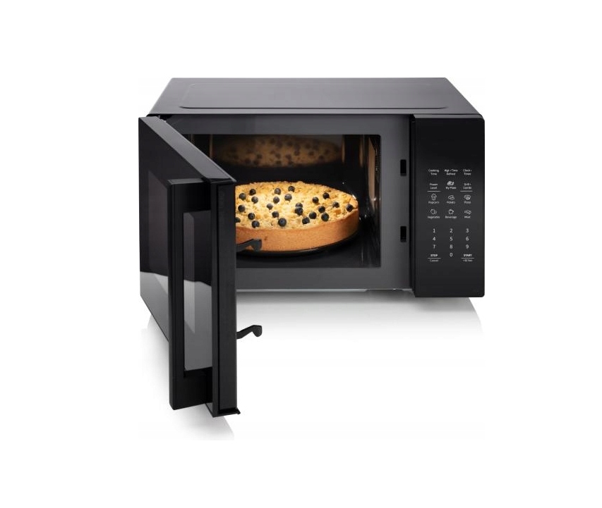 Mikrofala wolnostojąca 23 l 800 W grill 1000 W czarna 2w1 6 programów ruszt - obrazek 5