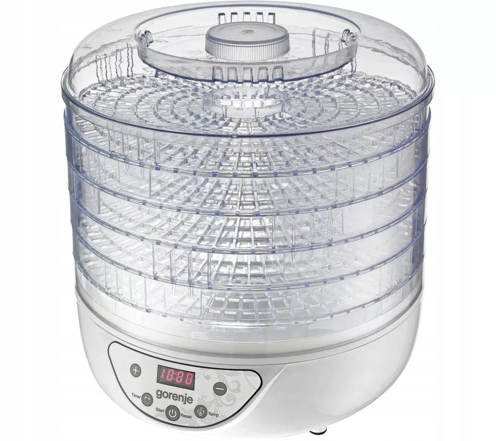 MOCNA DUŻA Suszarka do grzybów Owoców Ziół Gorenje 240 W Timer 5 sit LED - obrazek 3