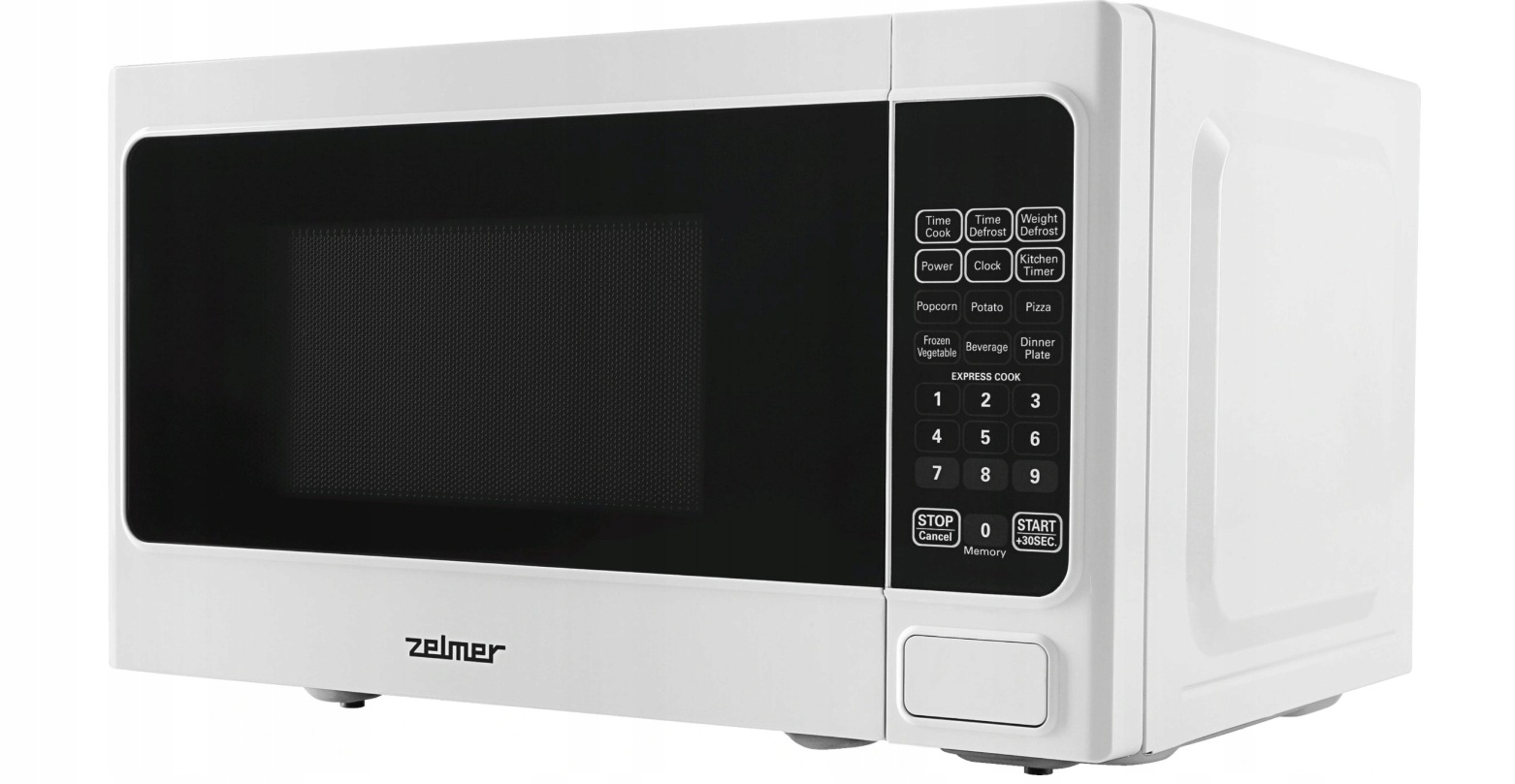 Kuchenka mikrofalowa Zelmer ZMW1100W 20 l 800 W aut. programy biała OUTLET