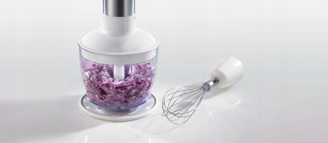 Blender ręczny Gorenje HBC806QW 800W Biały Misa Pojemnik regulacja - obrazek 5